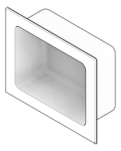 3D Documentation Image of SoapDish Recessed ASI Security
