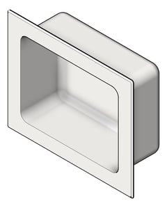 3D Shaded Image of SoapDish Recessed ASI Security