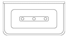 Plan Image of SoapDish SurfaceMount ASI Security FrontFixed
