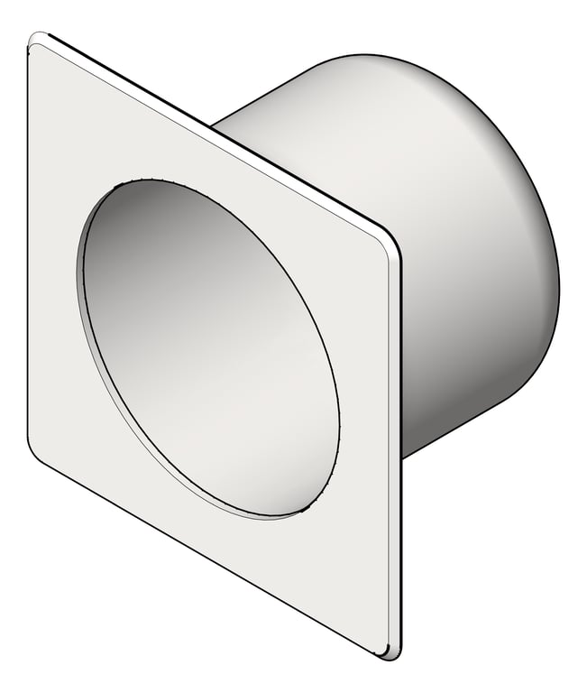 Navigate to ToiletRollHolder SurfaceMount ASI Security Square RearFixed