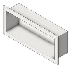 3D Shaded Image of Shelf Recessed ASI