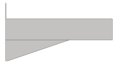 Left Image of Shelf SurfaceMount ASI Backsplash