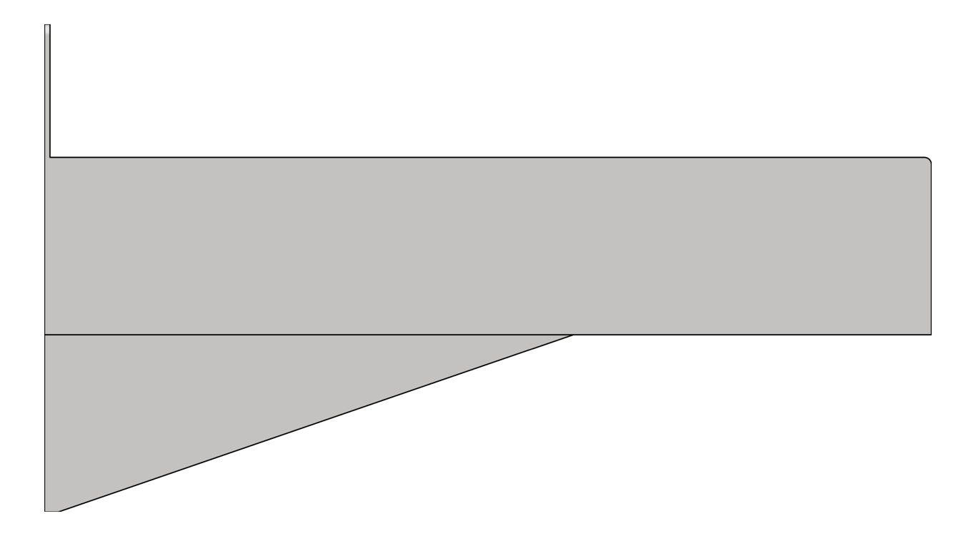 Left Image of Shelf SurfaceMount ASI Backsplash