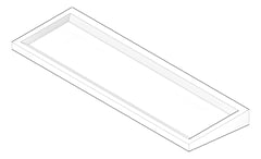3D Documentation Image of Shelf SurfaceMount ASI RaisedEdges