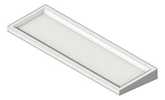 3D Shaded Image of Shelf SurfaceMount ASI RaisedEdges