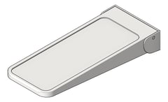 3D Shaded Image of Shelf SurfaceMount ASI Utility FoldDown