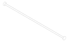 3D Documentation Image of CurtainSystem VisibleFlange ASI 1.25InchDia Shower