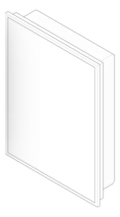 3D Documentation Image of MedicineCabinet Recessed ASI