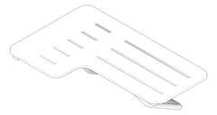 3D Documentation Image of ShowerSeat Folding ASI LShape RH Phenolic