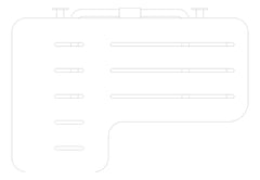 Plan Image of ShowerSeat Folding ASI LShape RH Phenolic