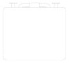 Plan Image of ShowerSeat Folding ASI Rectangular Padded 18Inch