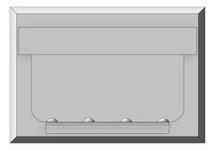 Front Image of SoapDish Recessed ASI HeavyDuty
