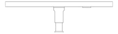 Plan Image of SoapDispenser Recessed ASI Horizontal