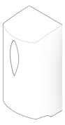 3D Documentation Image of SoapDispenser SurfaceMount ASI Battery Plastic