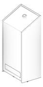 3D Documentation Image of SoapDispenser SurfaceMount ASI DisposaValve