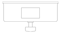 Plan Image of SoapDispenser SurfaceMount ASI FoamSoap Horizontal