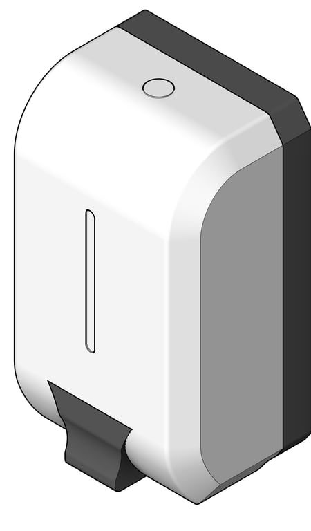 SoapDispenser SurfaceMount ASI LiquidAndAntiseptic