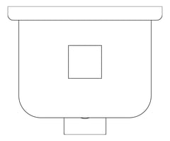 Plan Image of SoapDispenser SurfaceMount ASI Roval