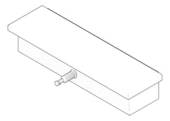 3D Documentation Image of SoapDispenser SurfaceMount ASI Shelf