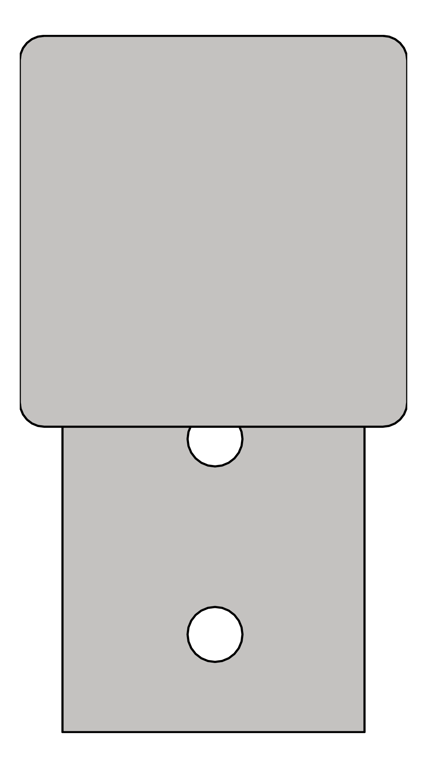 Front Image of ClothesHook SurfaceMount ASI