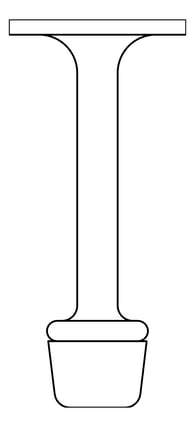 Plan Image of DoorBumper SurfaceMount ASI CoatHook