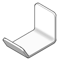 3D Shaded Image of DoorPull SurfaceMount ASI