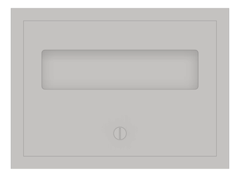 Front Image of ToiletSeatCoverDispenser Recessed ASI