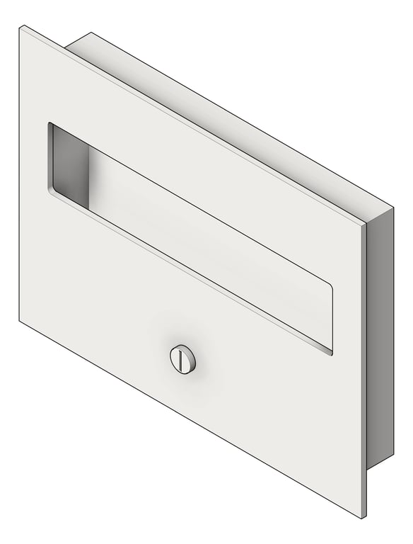 ToiletSeatCoverDispenser Recessed ASI Simplicity