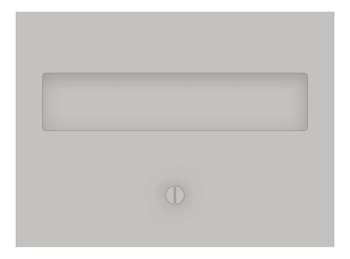 Front Image of ToiletSeatCoverDispenser Recessed ASI Simplicity