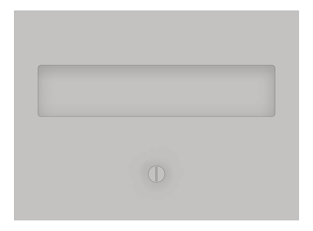 Front Image of ToiletSeatCoverDispenser Recessed ASI Simplicity