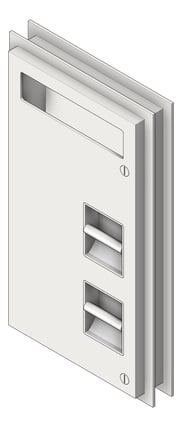 3D Shaded Image of ToiletTissueDispenser PartitionMount ASI DualAccess ToiletSeatCover