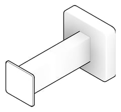 3D Documentation Image of TowelPin SurfaceMount ASI