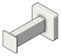 3D Shaded Image of TowelPin SurfaceMount ASI