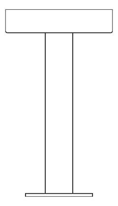 Plan Image of TowelPin SurfaceMount ASI