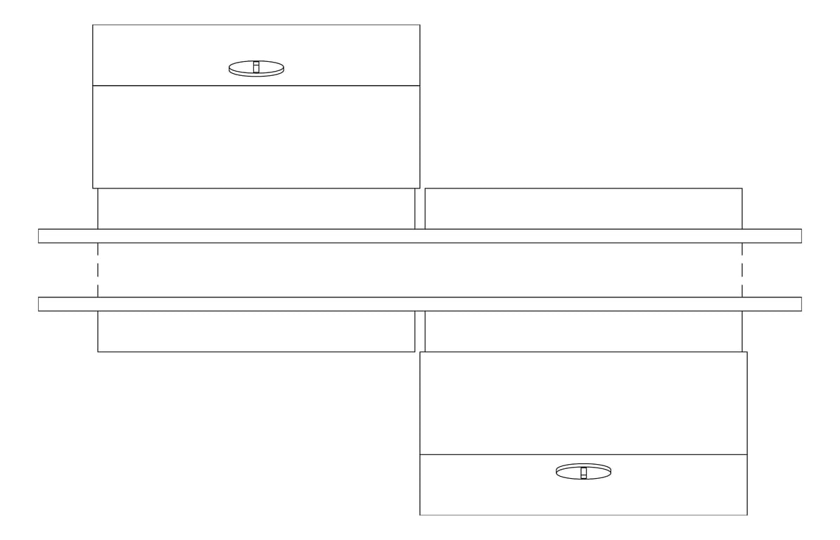 Plan Image of ToiletTissueDispenser PartitionMount ASI Single HideARoll