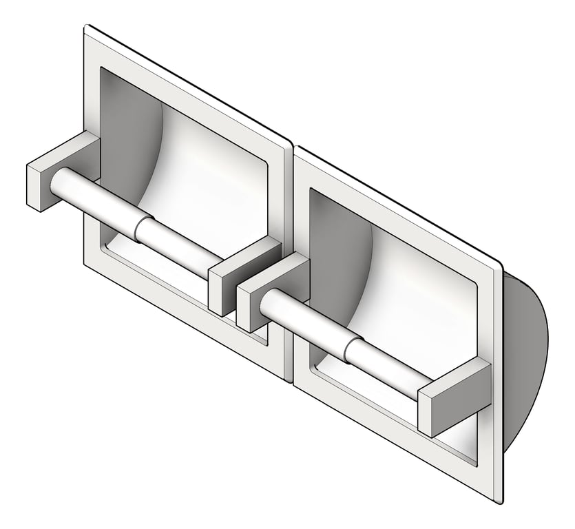 Navigate to ToiletTissueDispenser Recessed ASI Double