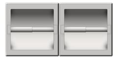 Front Image of ToiletTissueDispenser Recessed ASI Double