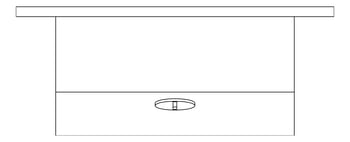 Plan Image of ToiletTissueDispenser Recessed ASI Single HideARoll