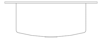 Plan Image of ToiletTissueDispenser SemiRecessed ASI Roval Single HideARoll