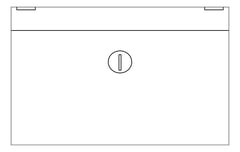 Plan Image of ToiletTissueDispenser SurfaceMount ASI FoldedTissue