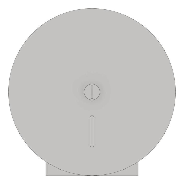 Front Image of ToiletTissueDispenser SurfaceMount ASI JumboRoll