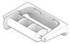 3D Documentation Image of ToiletTissueDispenser SurfaceMount ASI NoWasteSpindle Single