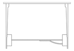 Plan Image of ToiletTissueDispenser SurfaceMount ASI Single ChromePlated