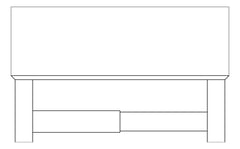 Plan Image of ToiletTissueDispenser SurfaceMount ASI Single