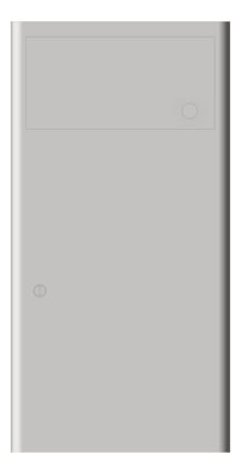 Front Image of WasteReceptacle Recessed ASI Profile 4.5Gal