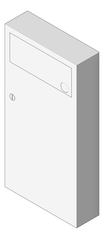 Navigate to WasteReceptacle SurfaceMounted ASI Simplicity 4Gal