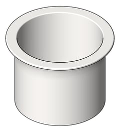 3D Shaded Image of WasteReceptacle VanityMount ASI Traditional WasteChute