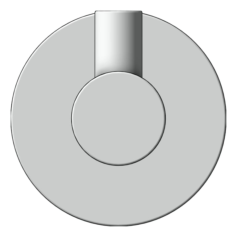 Front Image of RobeHook Single Abey Builders