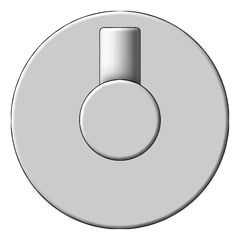 Front Image of RobeHook Single Abey Poco