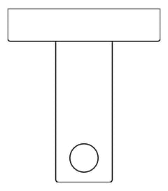 Plan Image of RobeHook Single Abey Poco